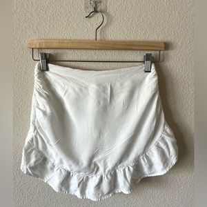 Altar’d State White ruffle skort